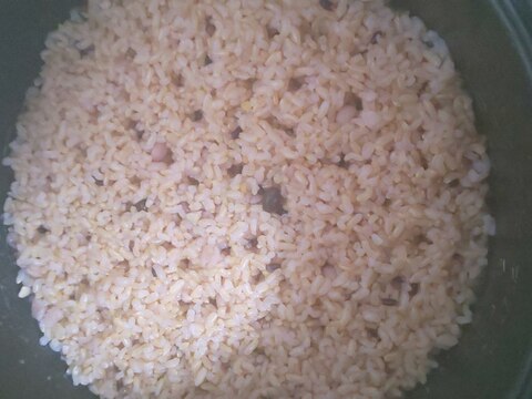 普通炊きで玄米！！